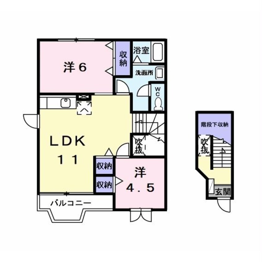 間取図 サンヴィレッジⅠ