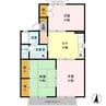 セジュール石井Ａ 3DKの間取り