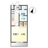 クレストＢ 1Kの間取り