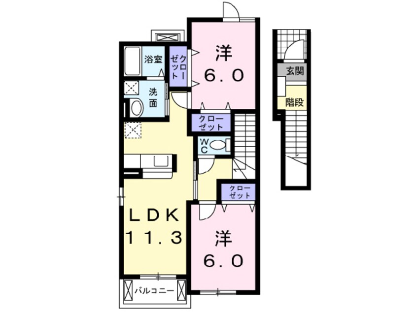 間取図 サニープレイス