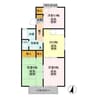 サンヴィラージュＡ 3DKの間取り