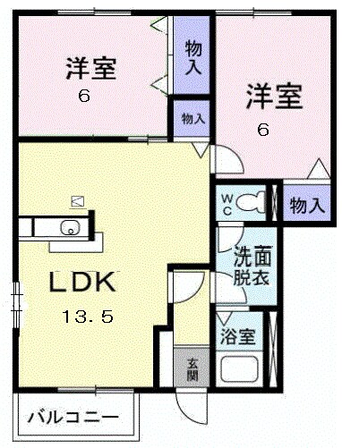 間取り図 フォレストガーデンⅡ