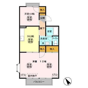 間取図 クレスト陽光台Ｃ