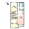 シャンルシオール 2LDKの間取り