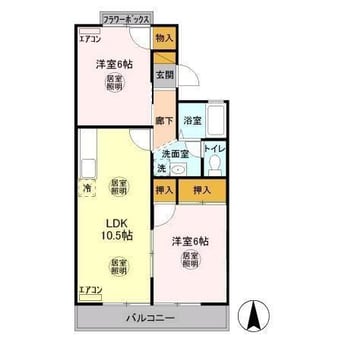 間取図 サンボナールＢ