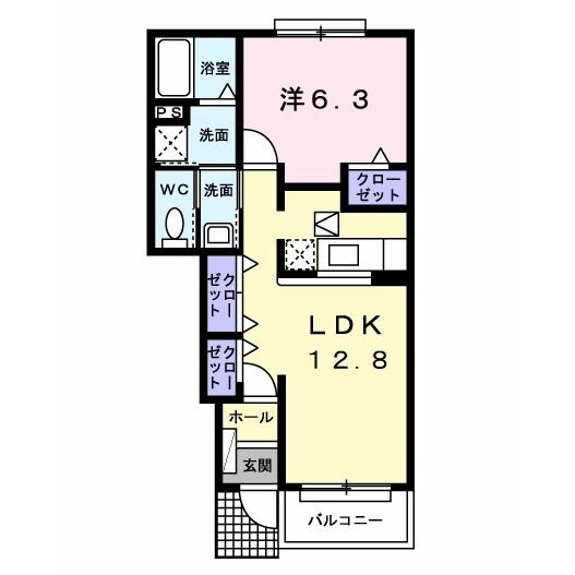 間取り図 ベルソレイユA
