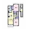 エアリーランドＡ 2LDKの間取り
