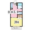 エルザ南久保 1DKの間取り