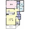 カーサセレーノ（富津） 1LDKの間取り