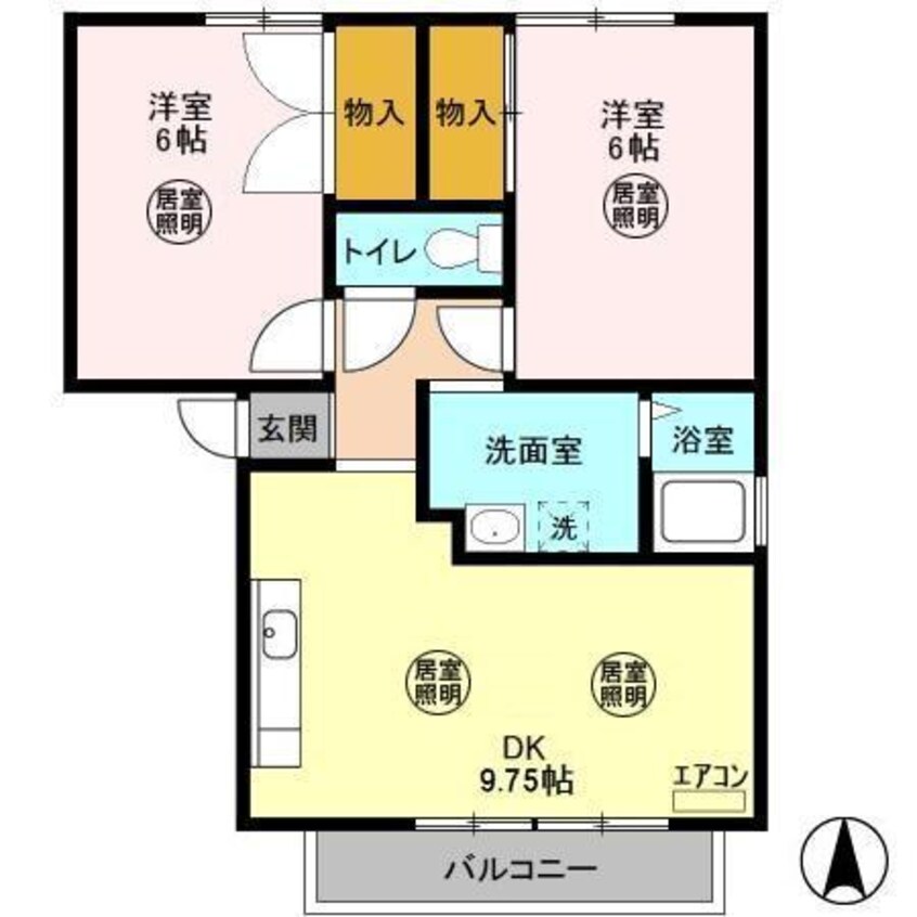 間取図 ルミエールコート