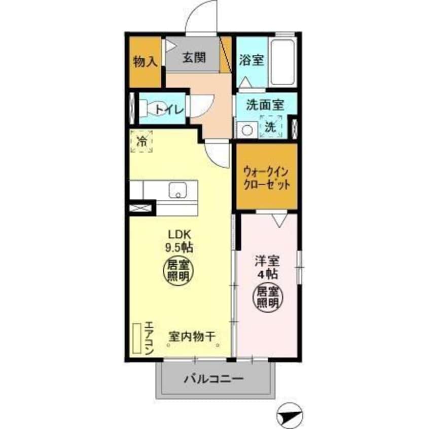 間取図 エスペランサ（ほたる野）