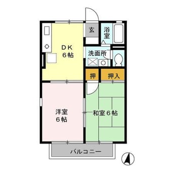 間取図 メゾンベール参番館