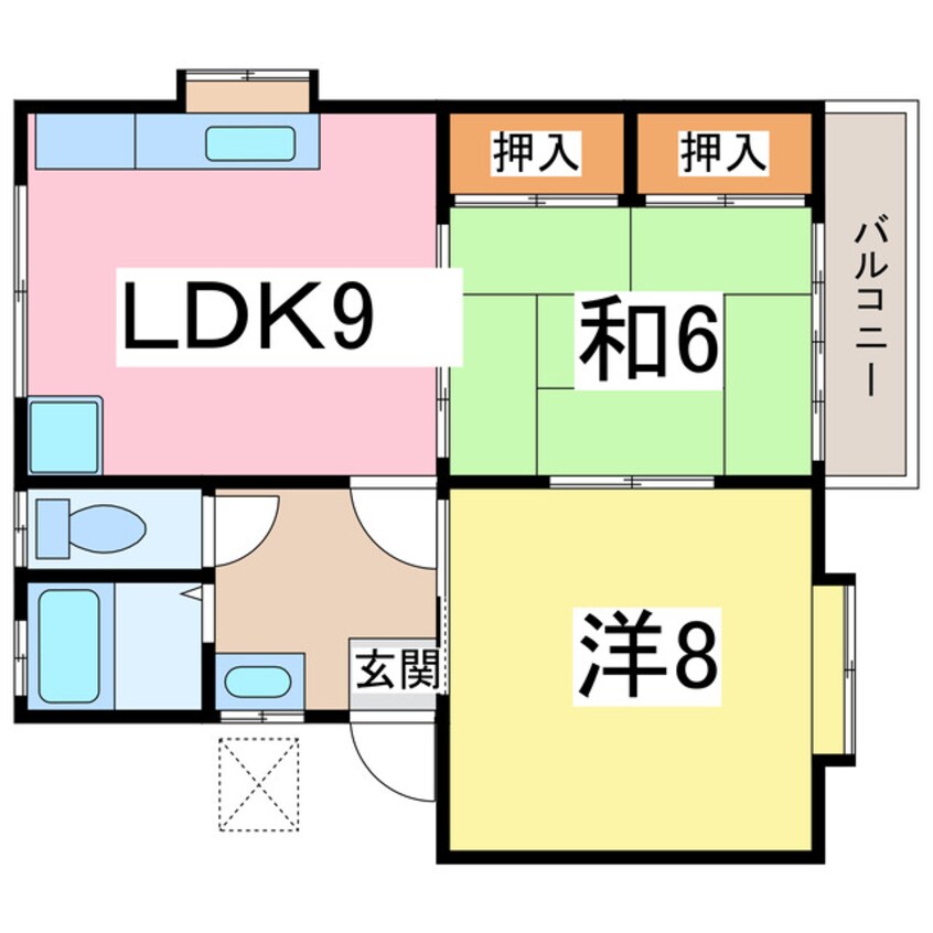 間取図 マインハイムあじさい