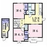 スウィートドリームⅠ 3LDKの間取り