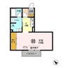 ガーデンヒルズＢ 1Kの間取り