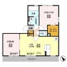チェルニー 2LDKの間取り