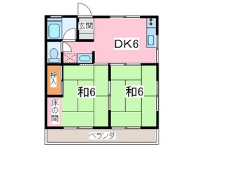 間取図 新富ハイツ