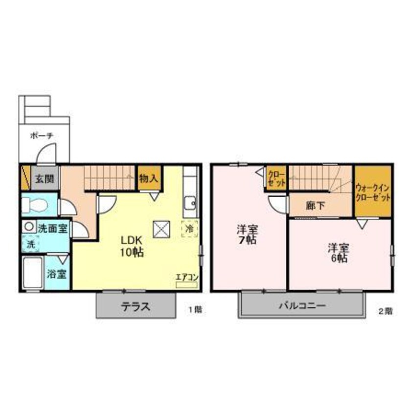 間取図 シャリテ南子安