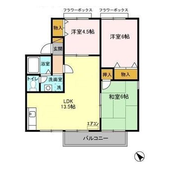 間取図 メゾンルシェリ