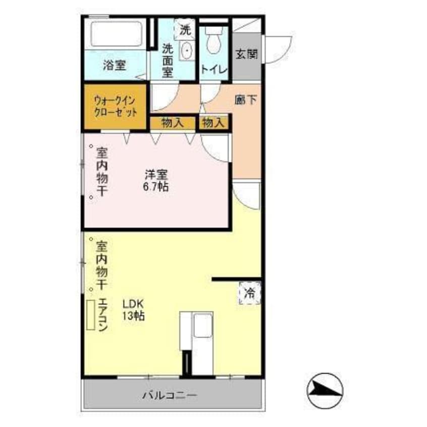 間取図 アインスフォーゲル