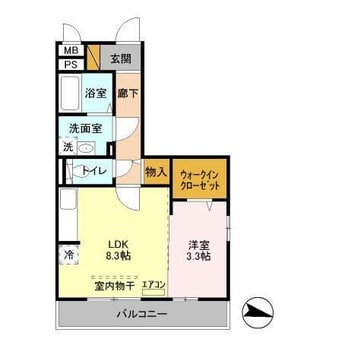 間取図 アインスフォーゲル