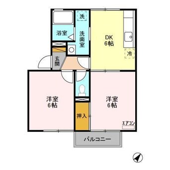 間取図 メゾンクロシェット