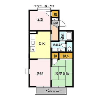 間取図 レジデンスＫＡＳＵＹＡ