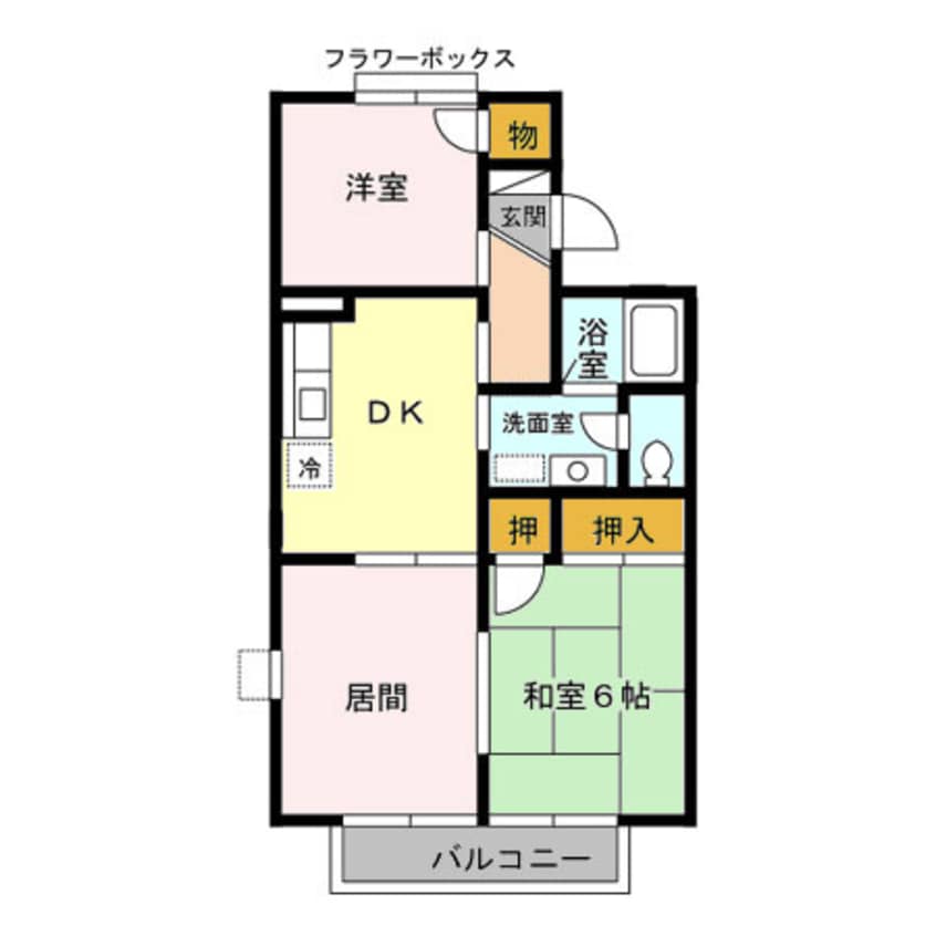 間取図 レジデンスＫＡＳＵＹＡ