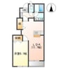 Ｐｕｒｅ　Ｈｏｍｅ 1LDKの間取り