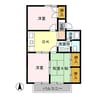 ハイツアルプス 3DKの間取り
