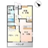 ソレイユイワネ 2LDKの間取り