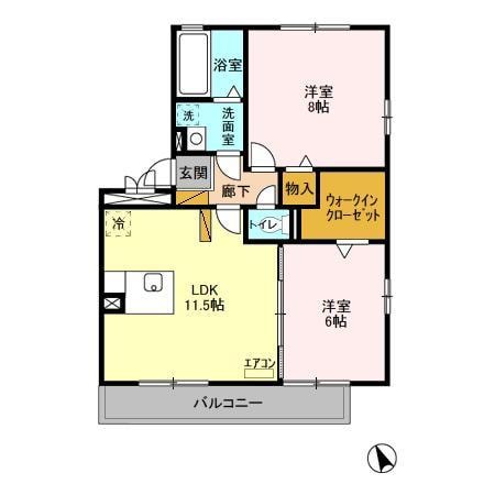 間取り図 ルヴァンコート弐番館