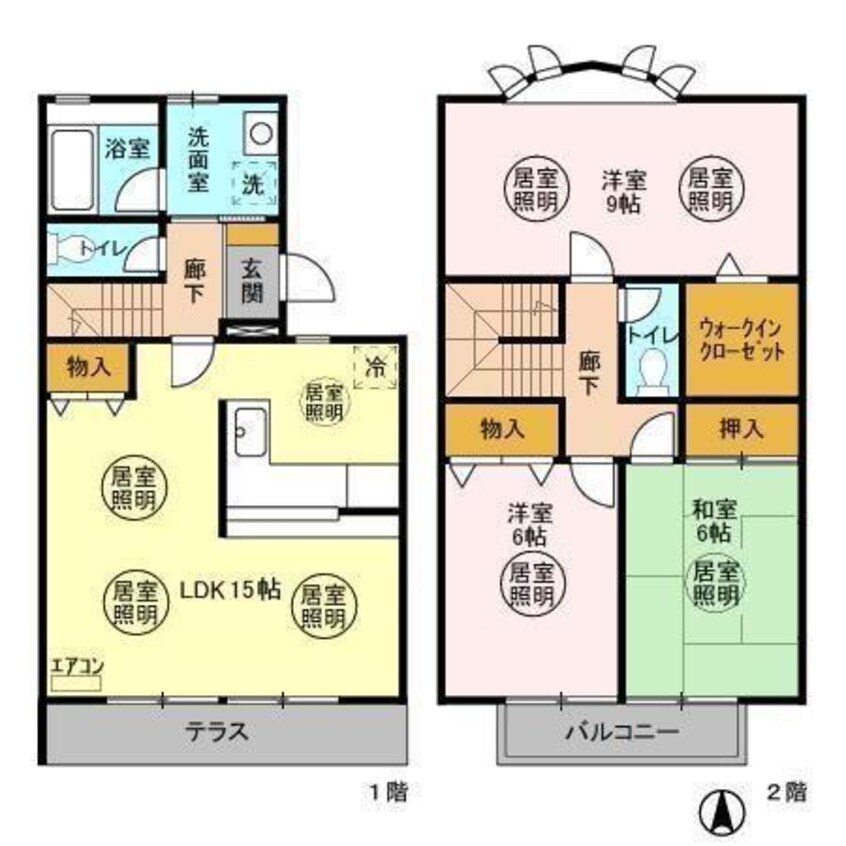 間取図 パークアベニューＡ
