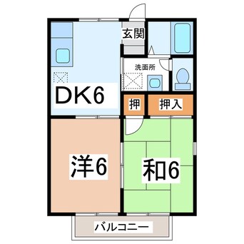 間取図 スターハイツＡ