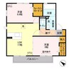 フェザントＣ 2LDKの間取り
