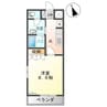 コンフォルト 1Kの間取り