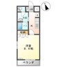 コンフォルト 1Kの間取り