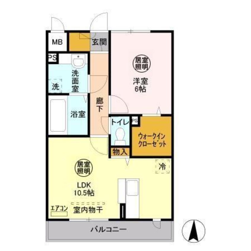 間取図 プリモフィオーレ