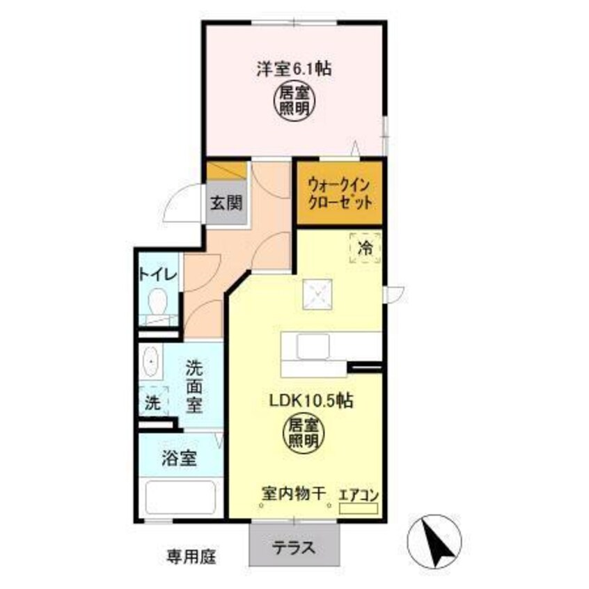 間取図 ヴェルデコリーナ壱番館