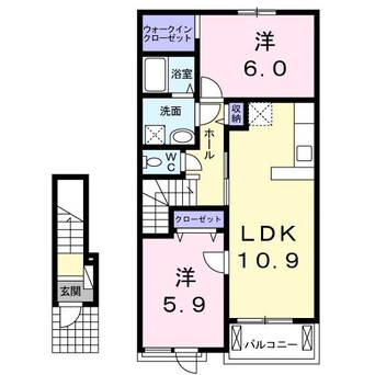 間取図 ベルフローラＥ