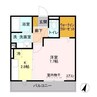 イルマーレ 1Kの間取り
