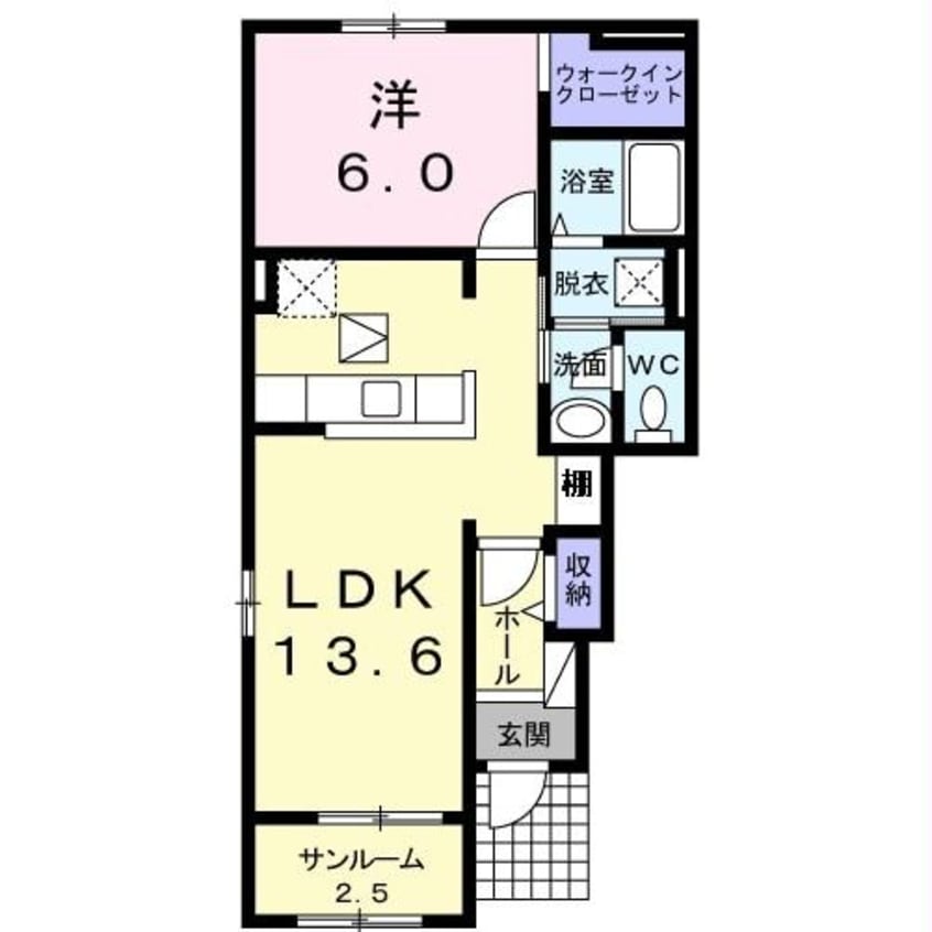 間取図 ライズアンドシャインⅢ