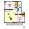 ノーブルタウン　壱番館 2LDKの間取り