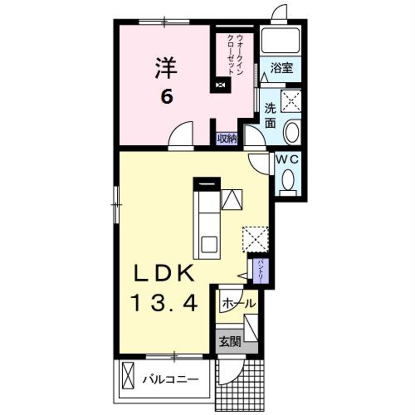 間取図 グランドソレイユⅠ