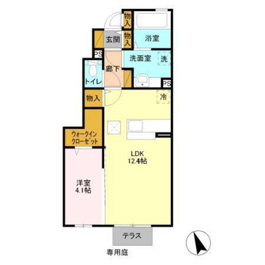 間取図 エルヴィータ西館