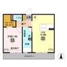 メゾンあき 1LDKの間取り