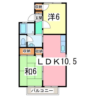 間取図 プレミールハイツ弐番館