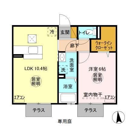 間取り図 コートフォレスタＡ