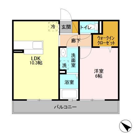 間取り図 ベイサイドテラスＡＮＮＥＸ　Ａ