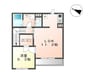 ブエナカーサ 1LDKの間取り